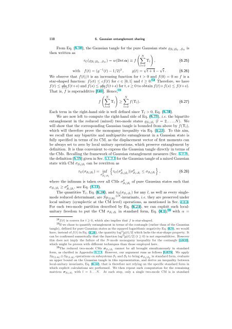 ENTANGLEMENT OF GAUSSIAN STATES Gerardo Adesso