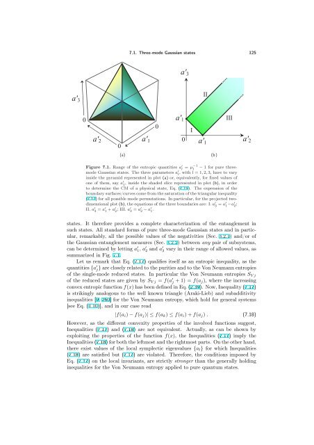 ENTANGLEMENT OF GAUSSIAN STATES Gerardo Adesso