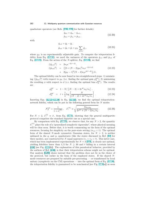 ENTANGLEMENT OF GAUSSIAN STATES Gerardo Adesso