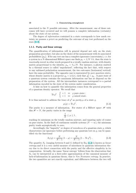 ENTANGLEMENT OF GAUSSIAN STATES Gerardo Adesso