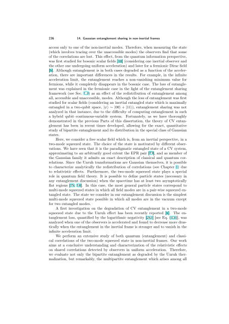 ENTANGLEMENT OF GAUSSIAN STATES Gerardo Adesso