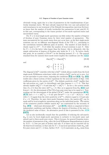 ENTANGLEMENT OF GAUSSIAN STATES Gerardo Adesso