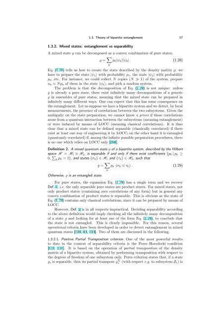 ENTANGLEMENT OF GAUSSIAN STATES Gerardo Adesso