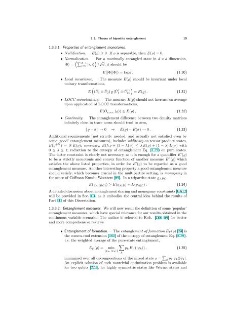 ENTANGLEMENT OF GAUSSIAN STATES Gerardo Adesso