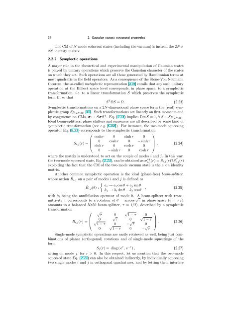 ENTANGLEMENT OF GAUSSIAN STATES Gerardo Adesso