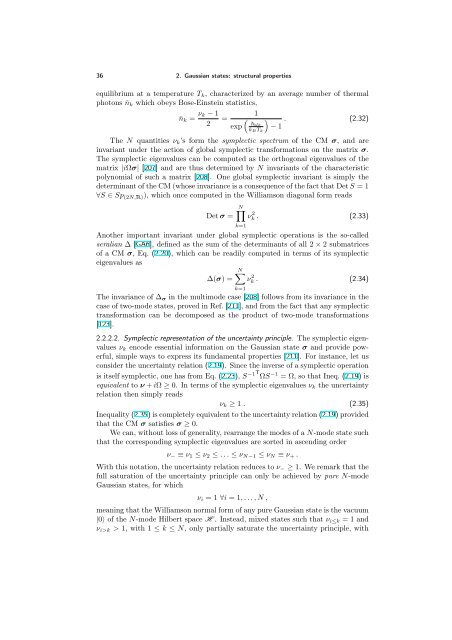 ENTANGLEMENT OF GAUSSIAN STATES Gerardo Adesso