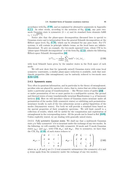 ENTANGLEMENT OF GAUSSIAN STATES Gerardo Adesso