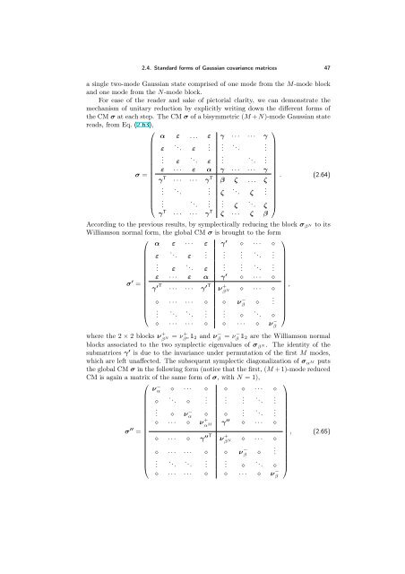 ENTANGLEMENT OF GAUSSIAN STATES Gerardo Adesso