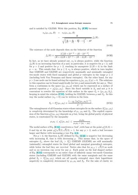 ENTANGLEMENT OF GAUSSIAN STATES Gerardo Adesso