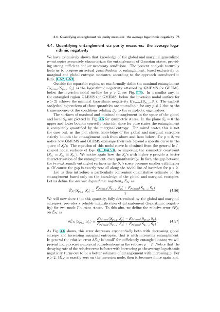 ENTANGLEMENT OF GAUSSIAN STATES Gerardo Adesso