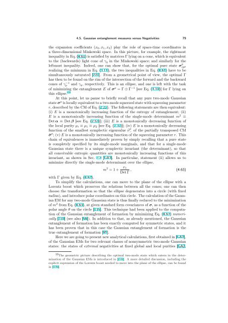 ENTANGLEMENT OF GAUSSIAN STATES Gerardo Adesso