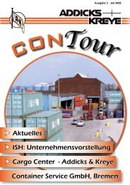  ISH: Unternehmensvorstellung  Cargo Center - Addicks & Kreye ...