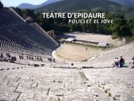 TEATRE D'EPIDAURE - MG25 Història de l'Art