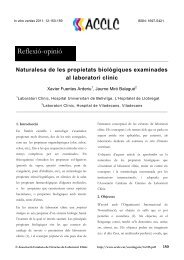 Naturalesa de les propietats biològiques examinades al laboratori ...