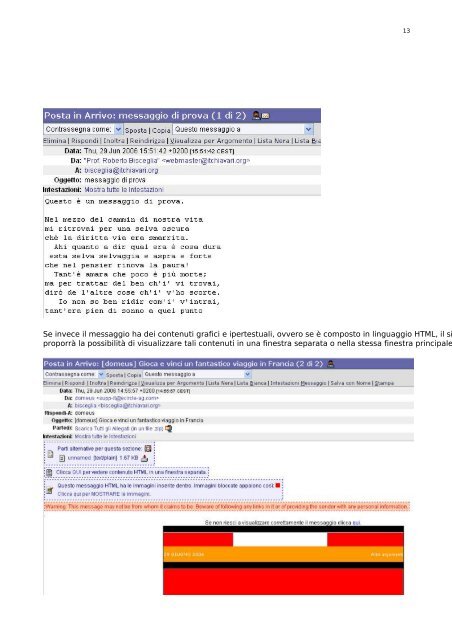 Manuale introduttivo servizio webmail Horde