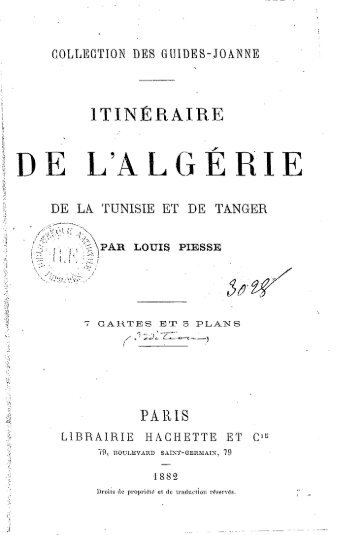 Guide Joanne, 1882 - Accueil