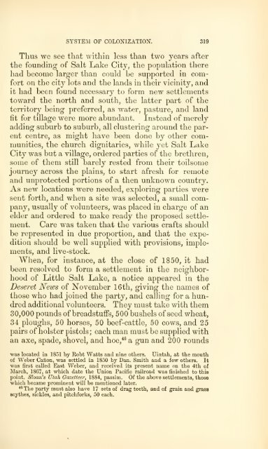 History of Utah, 1540-1886 - Brigham Young University