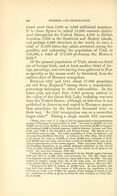 History of Utah, 1540-1886 - Brigham Young University