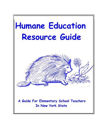 Humane Education Resource Guide - United Federation of Teachers