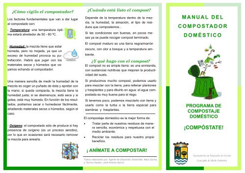 MANUAL DEL COMPOSTADOR DOMÉSTICO ... - Composta en Red