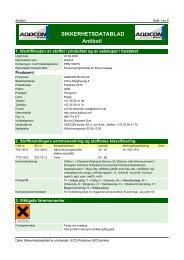 SIKKERHETSDATABLAD Antiboil - Addcon