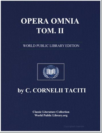 OPERA OMNIA, TOM. II - World eBook Library