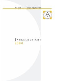 Jahresbericht 2000 - ADM Arbeitskreis Deutscher Markt
