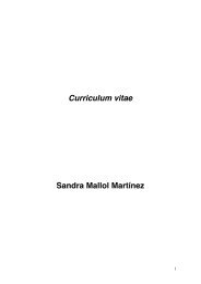 Curriculum vitae Sandra Mallol Martínez - Institut d'Estudis Catalans