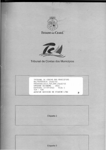 Processo de Pagamento - TCM-CE