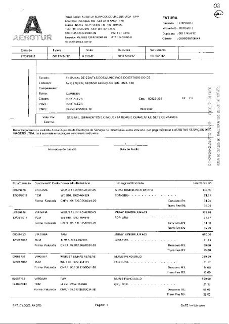 Processo de Pagamento - TCM-CE