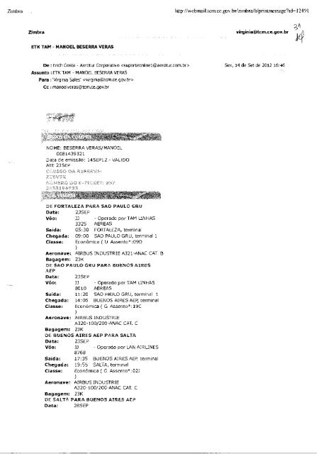 Processo de Pagamento - TCM-CE