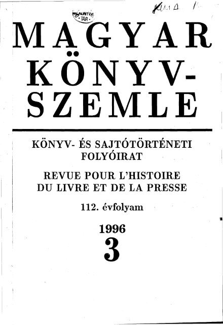 Letöltés egy fájlban [33.1 MB - PDF] - EPA - Országos Széchényi ...