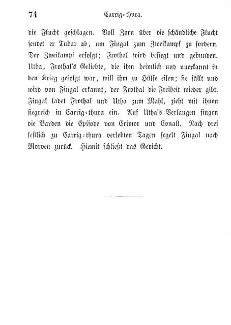 Die Gedichte Ossian's