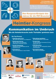 Heimtier-Kongress - Management Forum der Verlagsgruppe ...