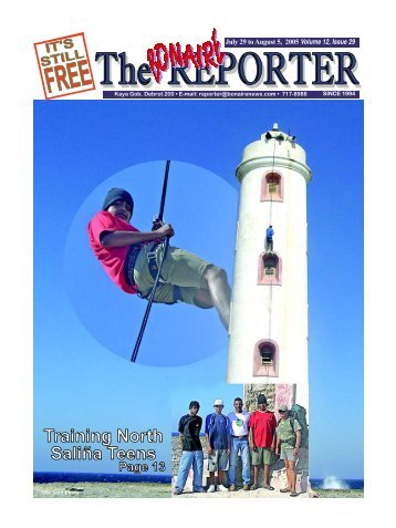 July 29 to August 5, 2005 Volume 12, Issue 29 - The Bonaire Reporter