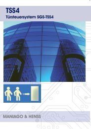 Türsteuersystem SGS-TSS4 - Maniago & Henss GmbH