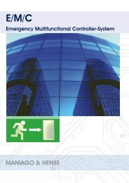 Emergency Multifunctional Controller-System - Maniago & Henss ...