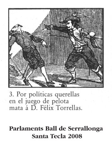 Parlaments Ball de Serrallonga Santa Tecla 2008