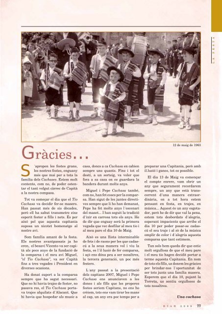 Libro fiestas 2008 - Ayuntamiento de Biar