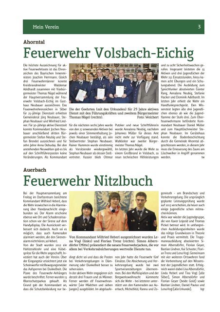 Feuerwehr - Mein Verein - Nordbayerischer Kurier