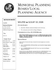 MUNICIPAL PLANNING BOARD/LoCAL ... - City of Orlando