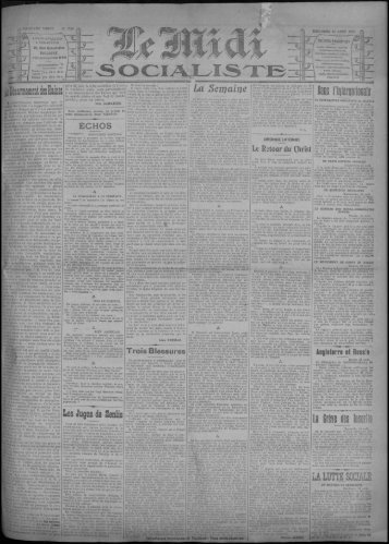 La Semaine - Bibliothèque de Toulouse