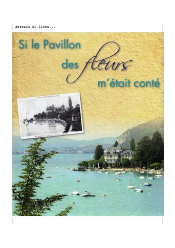 Voir un extrait du livre (Pdf) - Le Pavillon des Fleurs