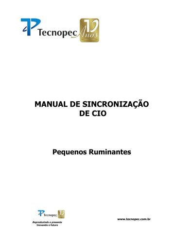 Manual de Sincronização de Cio - Pequenos ... - Capril Virtual