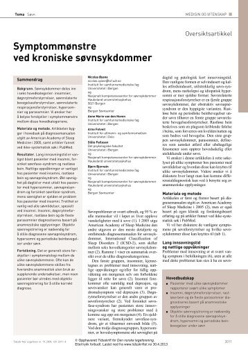 PDF - Tidsskrift for Den norske lægeforening