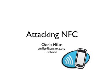 Hacking phones with Near Field Communication - Insomni'hack 2013