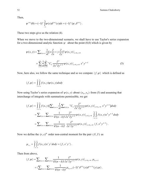 Some applications of Dirac's delta function in Statistics for more than ...