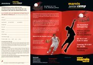 Der Basketball Schnupper-Tag - Bäckerei Mareis