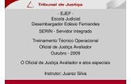 Oficial de Justiça - EJEF