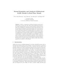 Formal Semantics and Analysis of Behavioral AADL Models in ... - IfI